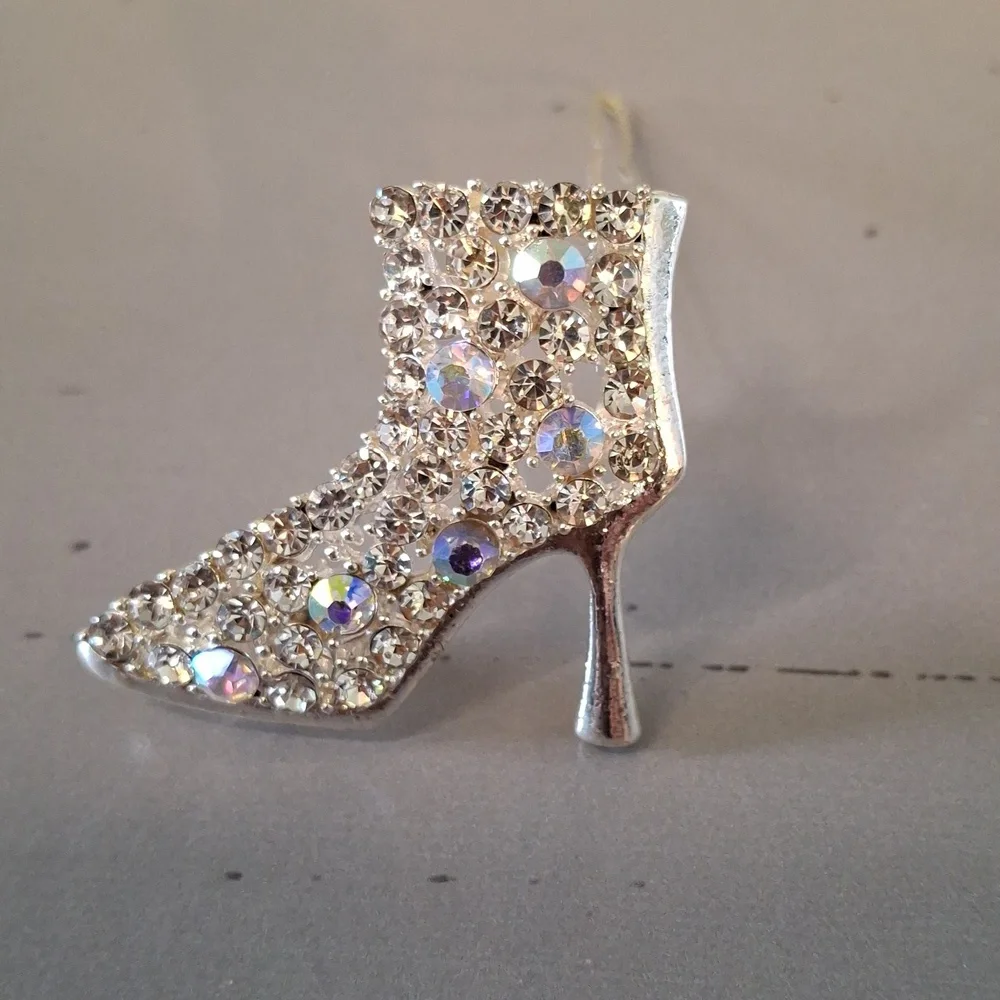 Sparkling Rhinestone Boot Barette